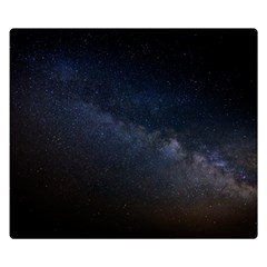 Cosmos-dark-hd-wallpaper-milky-way Two Sides Premium Plush Fleece Blanket (small) by Ket1n9