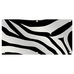 White Tiger Skin Banner And Sign 4  X 2  by Ket1n9