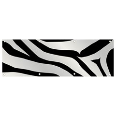 White Tiger Skin Banner And Sign 9  X 3  by Ket1n9