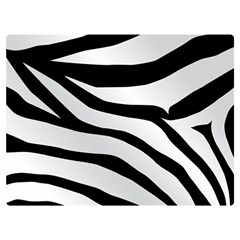 White Tiger Skin Two Sides Premium Plush Fleece Blanket (extra Small) by Ket1n9