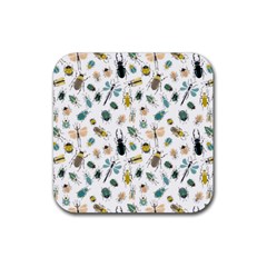 Insect Animal Pattern Rubber Coaster (square) by Ket1n9