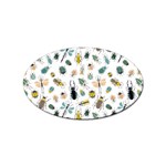 Insect Animal Pattern Sticker Oval (100 pack) Front