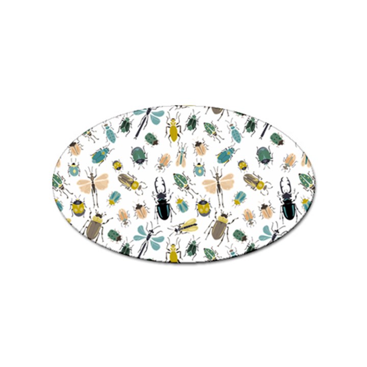 Insect Animal Pattern Sticker Oval (100 pack)