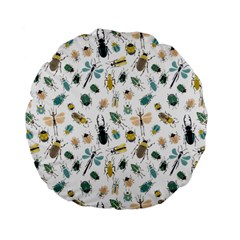 Insect Animal Pattern Standard 15  Premium Flano Round Cushions by Ket1n9