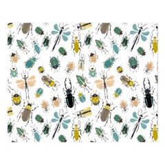 Insect Animal Pattern Two Sides Premium Plush Fleece Blanket (large) by Ket1n9