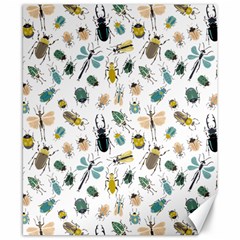 Insect Animal Pattern Canvas 8  X 10  by Ket1n9