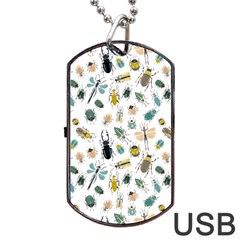 Insect Animal Pattern Dog Tag Usb Flash (one Side) by Ket1n9