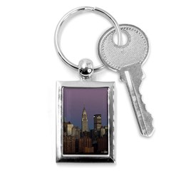 Skyline-city-manhattan-new-york Key Chain (rectangle) by Ket1n9