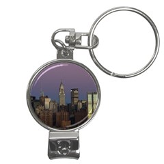 Skyline-city-manhattan-new-york Nail Clippers Key Chain