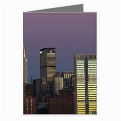 Skyline-city-manhattan-new-york Greeting Card by Ket1n9