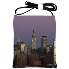 Skyline-city-manhattan-new-york Shoulder Sling Bag by Ket1n9