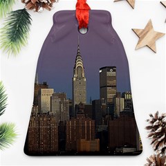 Skyline-city-manhattan-new-york Ornament (bell) by Ket1n9