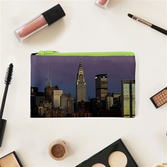 Skyline-city-manhattan-new-york Cosmetic Bag (xs) by Ket1n9