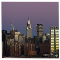 Skyline-city-manhattan-new-york Wooden Puzzle Square by Ket1n9