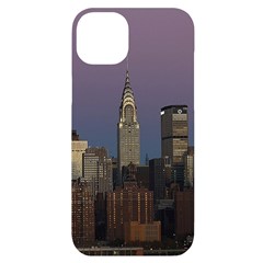 Skyline-city-manhattan-new-york Iphone 14 Plus Black Uv Print Case