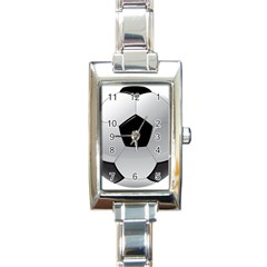 Soccer Ball Rectangle Italian Charm Watch by Ket1n9