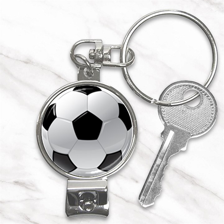 Soccer Ball Nail Clippers Key Chain