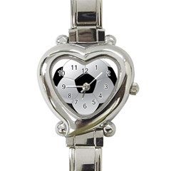 Soccer Ball Heart Italian Charm Watch by Ket1n9