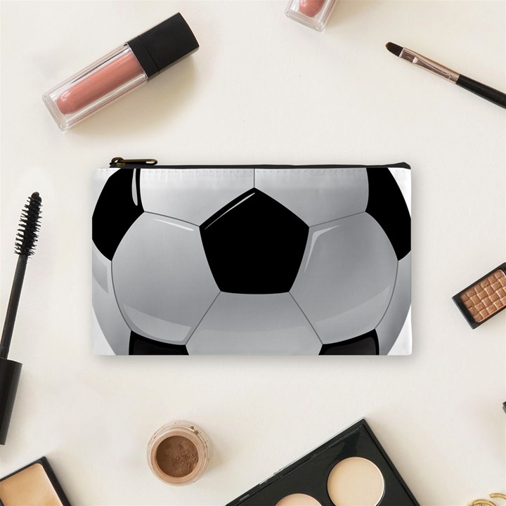 Soccer Ball Cosmetic Bag (Small)