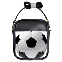 Soccer Ball Girls Sling Bag by Ket1n9