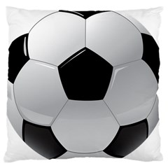 Soccer Ball Large Cushion Case (two Sides) by Ket1n9