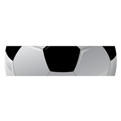 Soccer Ball Oblong Satin Scarf (16  X 60 ) by Ket1n9