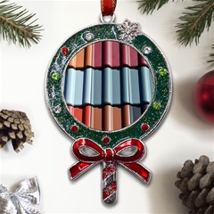 Shingle-roof-shingles-roofing-tile Metal X mas Lollipop With Crystal Ornament by Ket1n9