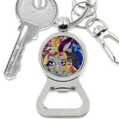 Graffiti-mural-street-art-painting Bottle Opener Key Chain by Ket1n9