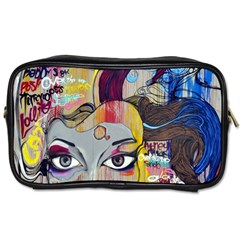 Graffiti-mural-street-art-painting Toiletries Bag (one Side) by Ket1n9