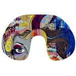 Graffiti-mural-street-art-painting Travel Neck Pillow Front