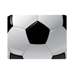 Soccer Ball Premium Plush Fleece Blanket (mini) by Ket1n9