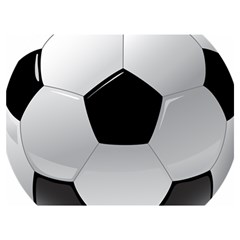 Soccer Ball Two Sides Premium Plush Fleece Blanket (extra Small) by Ket1n9