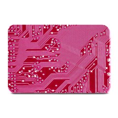 Pink Circuit Pattern Plate Mats by Ket1n9