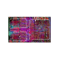 Technology Circuit Board Layout Pattern Sticker (rectangular) by Ket1n9