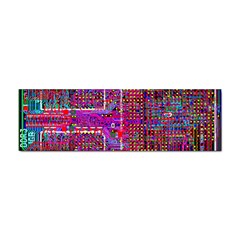 Technology Circuit Board Layout Pattern Sticker (bumper) by Ket1n9