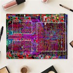 Technology Circuit Board Layout Pattern Cosmetic Bag (XL) Back