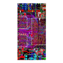 Technology Circuit Board Layout Pattern Shower Curtain 36  X 72  (stall)  by Ket1n9