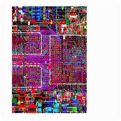 Technology Circuit Board Layout Pattern Large Garden Flag (two Sides) by Ket1n9