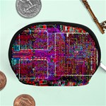 Technology Circuit Board Layout Pattern Accessory Pouch (Medium) Front