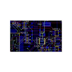 Technology Circuit Board Layout Sticker (rectangular) by Ket1n9