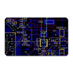 Technology Circuit Board Layout Magnet (rectangular) by Ket1n9