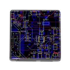 Technology Circuit Board Layout Memory Card Reader (square 5 Slot) by Ket1n9