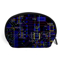 Technology Circuit Board Layout Accessory Pouch (large) by Ket1n9