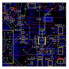 Technology Circuit Board Layout Square Satin Scarf (36  X 36 ) by Ket1n9