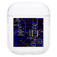 Technology Circuit Board Layout Airpods 1/2 Case by Ket1n9