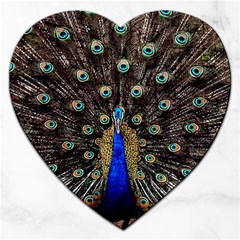 Peacock Jigsaw Puzzle (heart) by Ket1n9