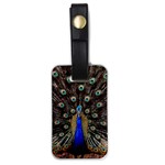 Peacock Luggage Tag (one side) Front