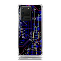 Technology Circuit Board Layout Samsung Galaxy S20 Ultra 6 9 Inch Tpu Uv Case by Ket1n9