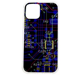 Technology Circuit Board Layout Iphone 12 Pro Max Tpu Uv Print Case by Ket1n9