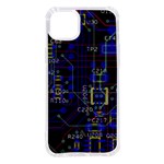 Technology Circuit Board Layout iPhone 14 Plus TPU UV Print Case Front